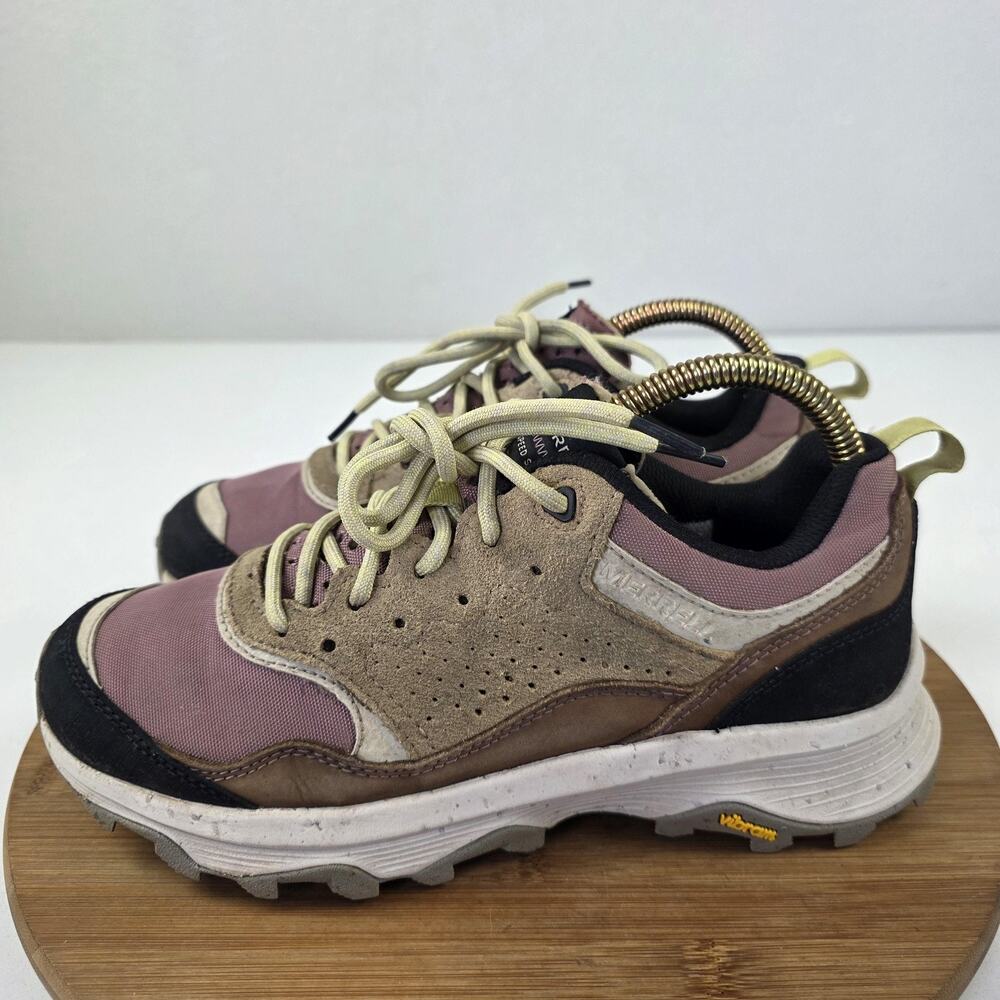 Merrell Speed Solo Shoes Womens Size‎ 9.5 Purple Vibram FloatPro Hiking J037302